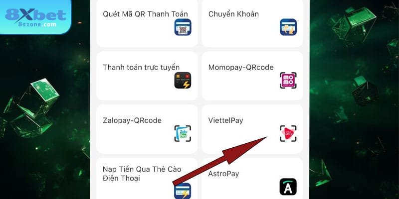 Chọn ví Viettel Money