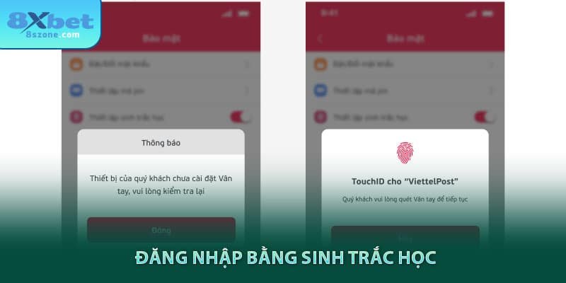 Đăng nhập bằng sinh trắc học