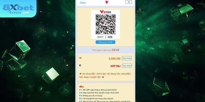 Thực hiện quét QR ví Viettel Money