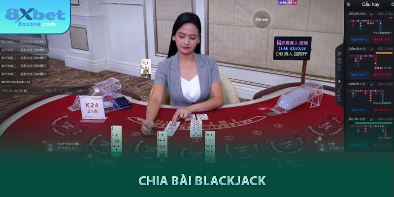Chia bài Blackjack