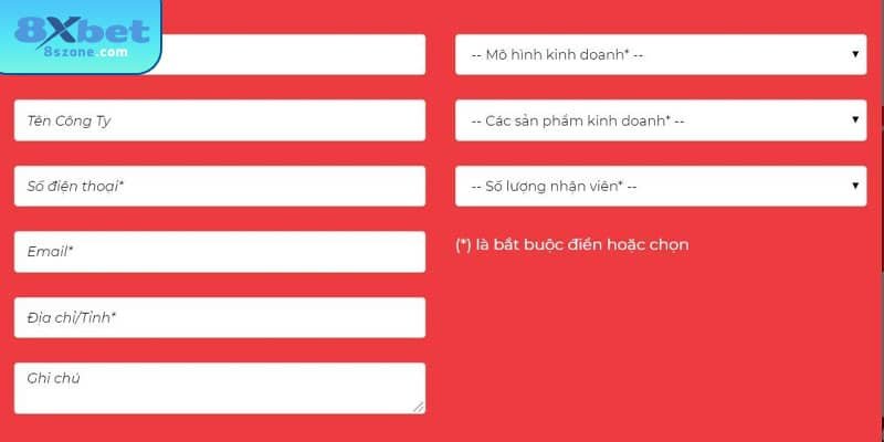 Điền đầy đủ thông tin đại lý chính xác