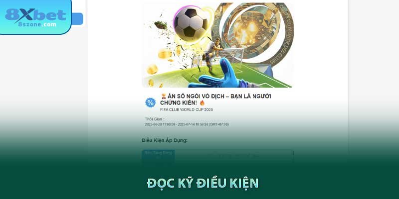 Đọc kỹ điều kiện