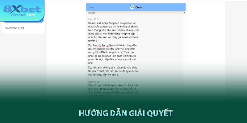 Hướng dẫn giải quyết