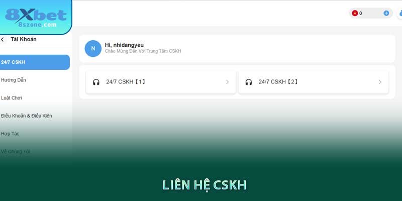 Liên hệ CSKH