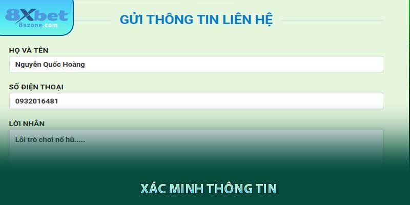 Xác minh thông tin